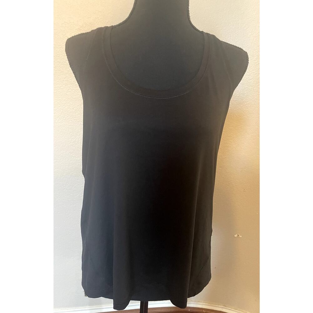 Yogalicious Racerback Athletic Tank Top Black Size L